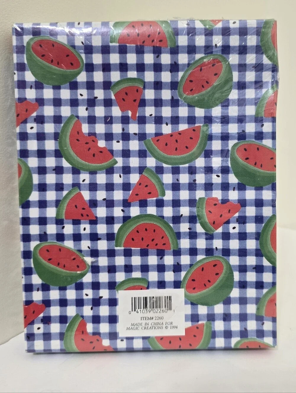 new vintage MAGIC CREATIONS Watermelon Stationery & Envelopes 20‎ pc boxed Set